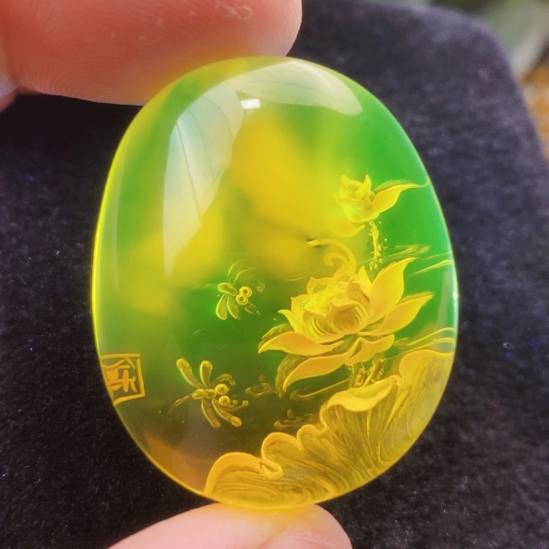 【闪购商品】金珀吊坠(不含链)未镶嵌
