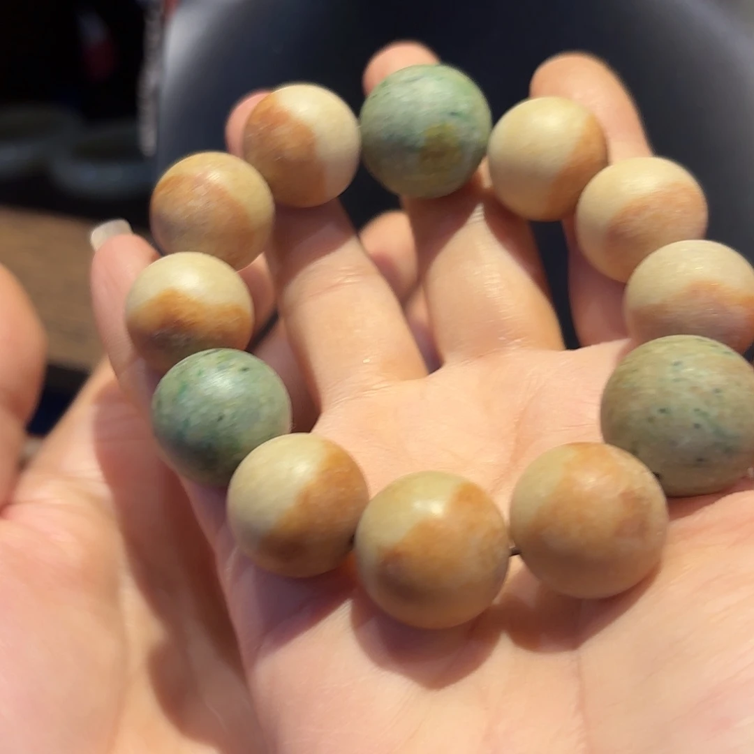 翡翠手链未镶嵌原创