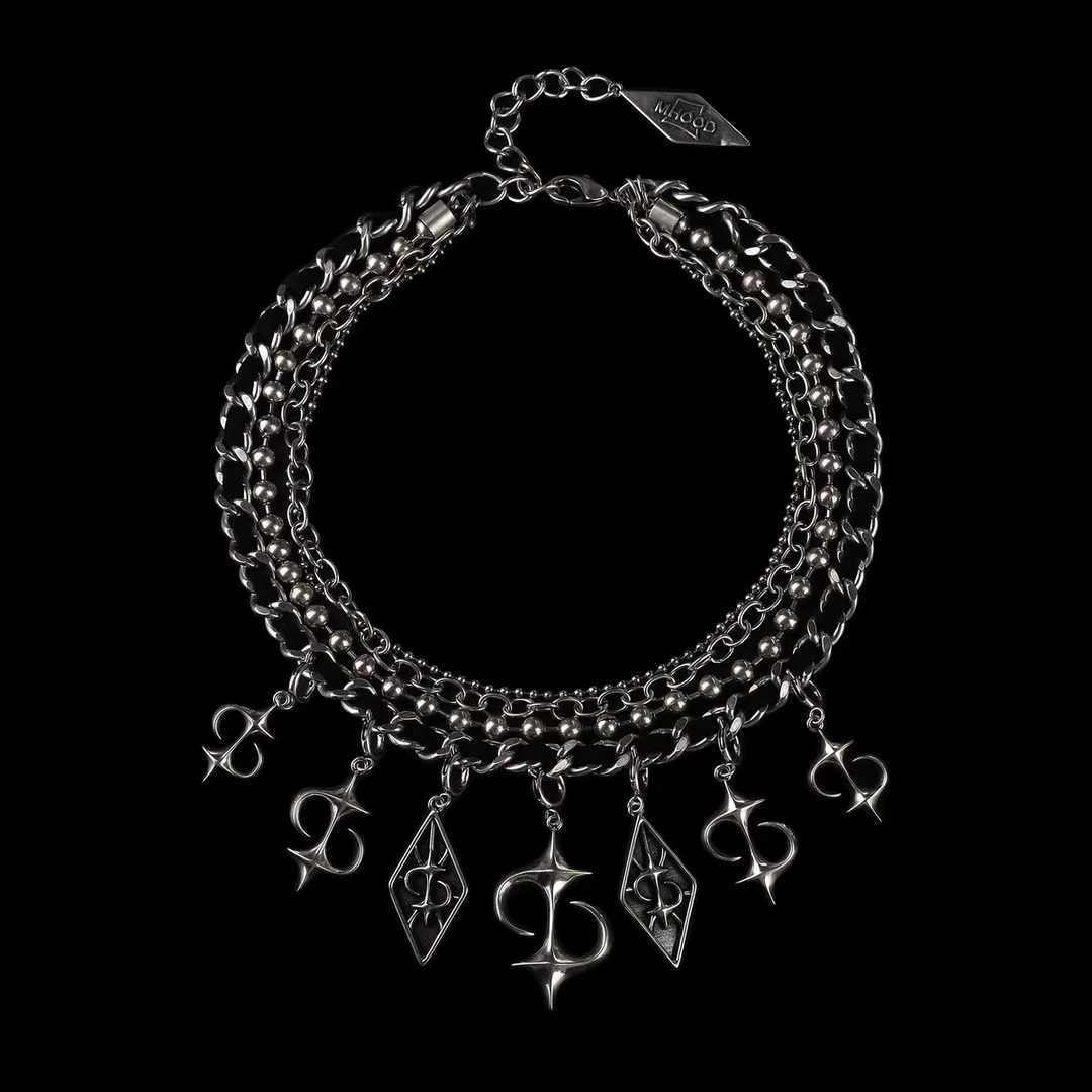 纯铜项链 LE LOSANGE X M-HOOD联名重工拼接项链