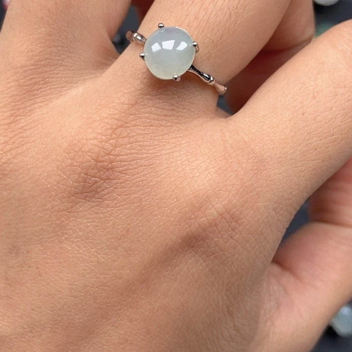 翡翠未镶嵌戒指戒指随形状