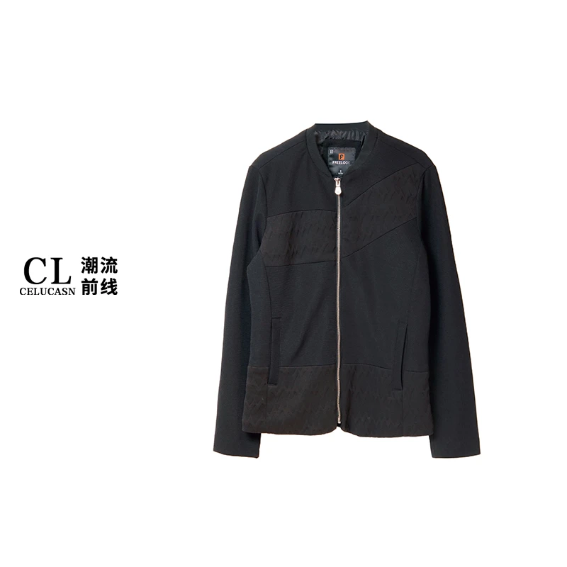 F6BBZ103#夹克秋冬春夏休闲运动立领潮流美式休闲秋季刺绣长袖