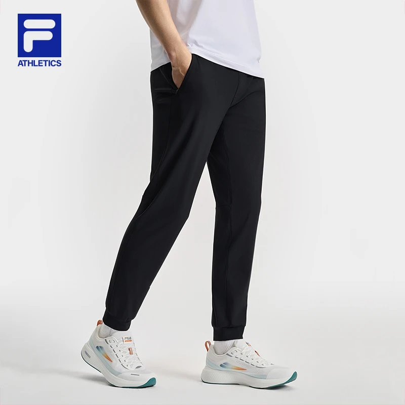 Fila/斐乐新款男士【抗紫外线】运动户外百搭针织长裤A11M521617F