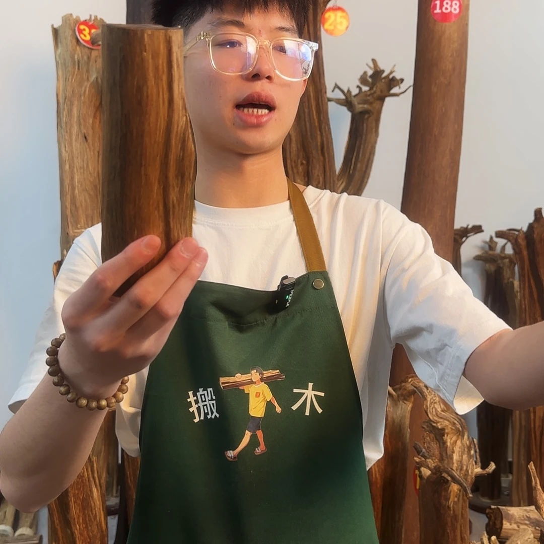 沉香摆件天然沉香原木摆件➕底座