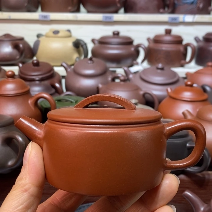 紫砂茶壶微瑕处理一把