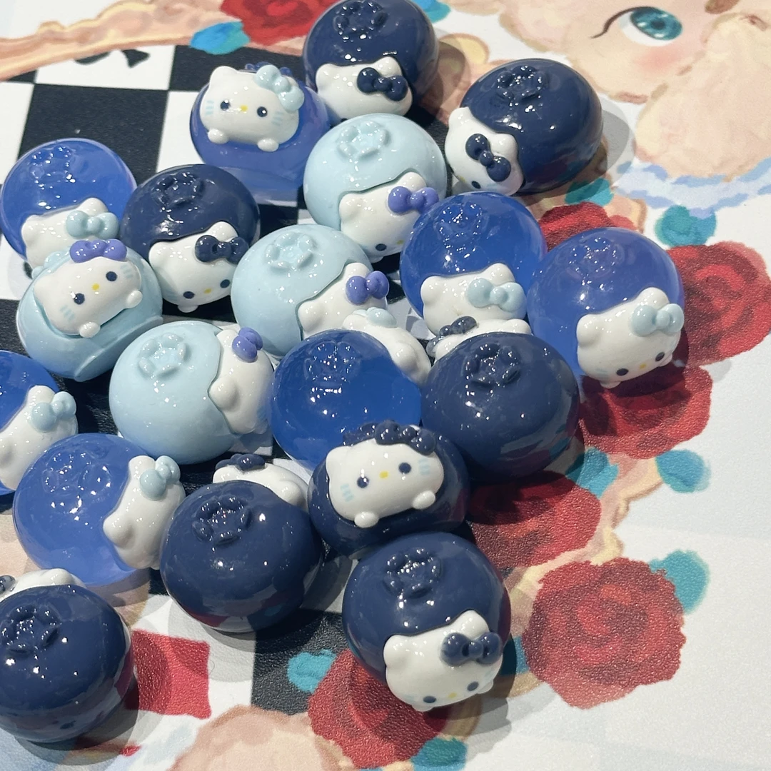 「蓝莓kt」-啾啾蓝定制树脂配件