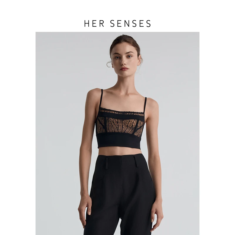 HER SENSES/何识极织系列透气舒适蕾丝网布无钢圈文胸胸衣C143