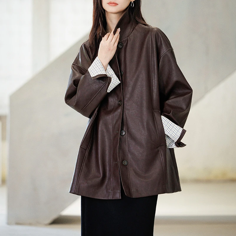 韩版宽松高级感中长款休闲百搭外套女5314-99027