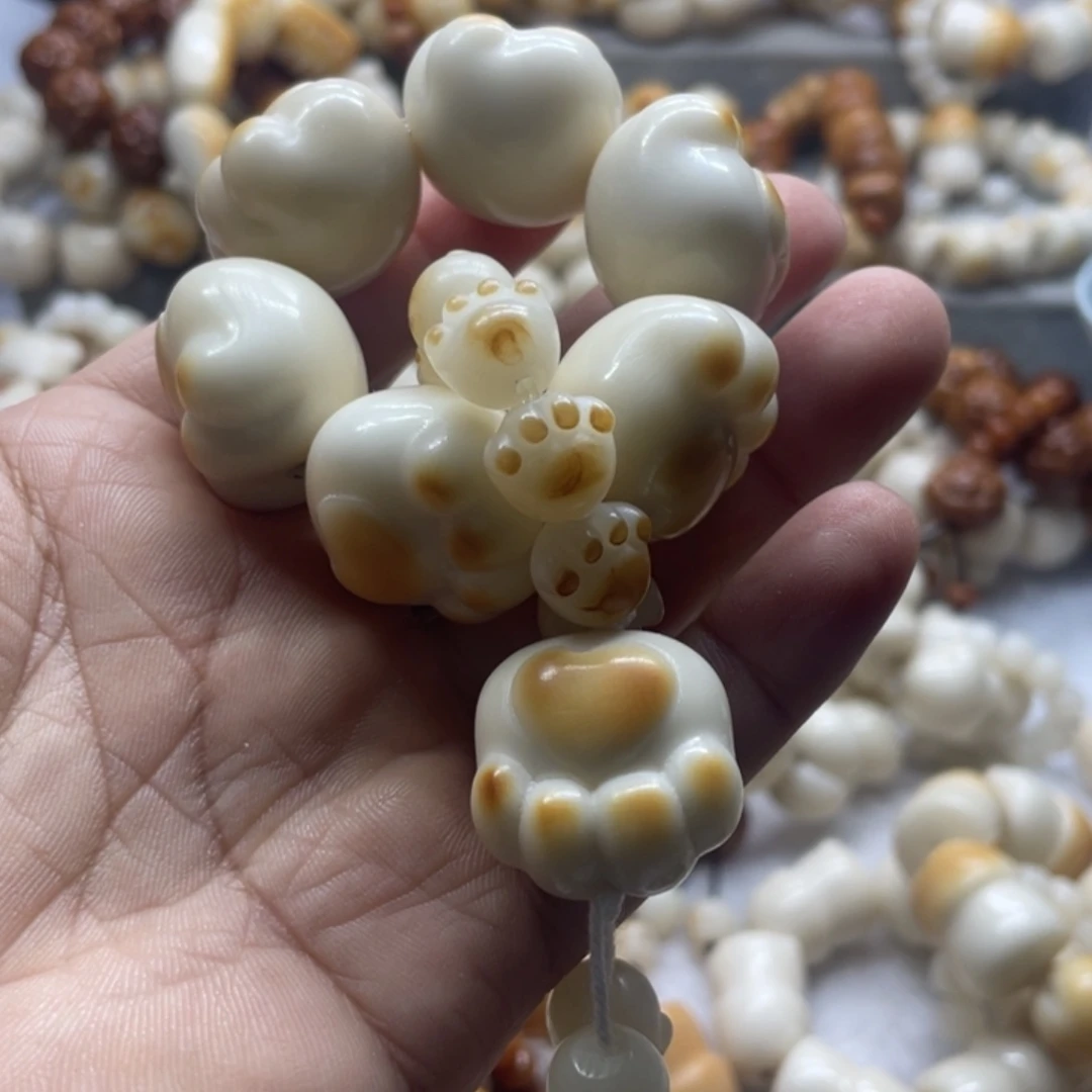 菩提根/象牙果吊坠全品象牙果熊爪手捻卡25
