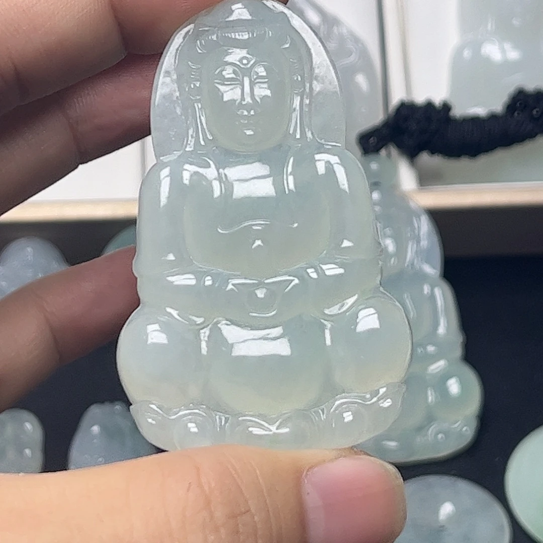 翡翠未镶嵌颈饰缅甸天然翡翠