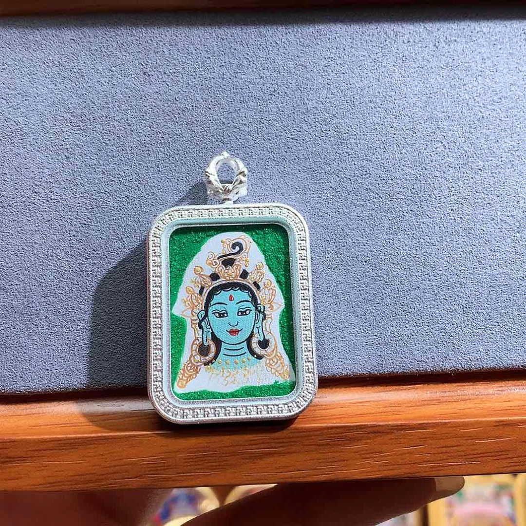 吊坠般若非遗传承唐卡