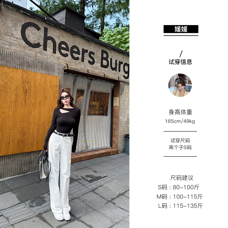 媛媛【风暴花园】新款时髦多口袋直筒百搭时尚工装休闲裤#K1130