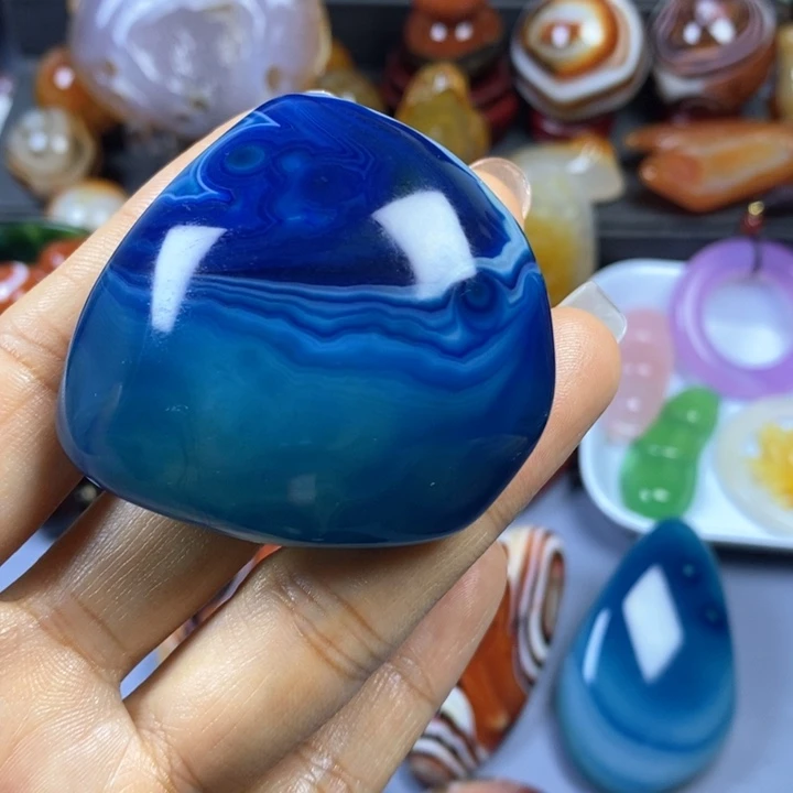 玛瑙/玉髓合金珠宝半成品精*
