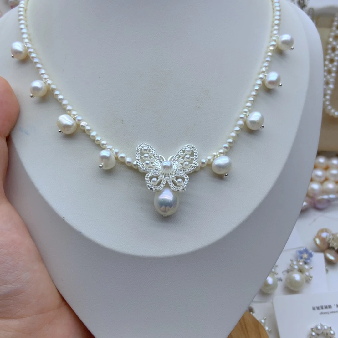 淡水珍珠耳饰未镶嵌