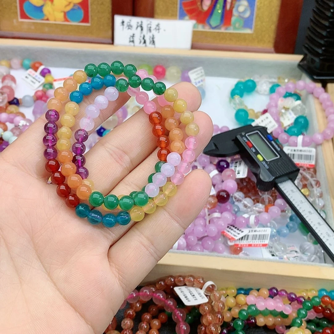 【闪购商品】银S925镶嵌手链烟晶