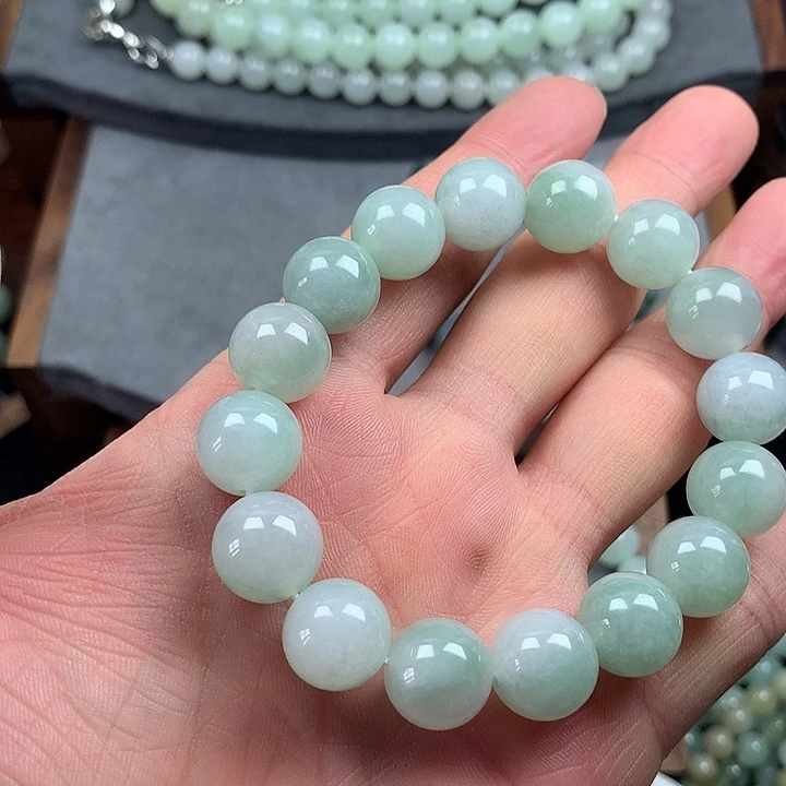 翡翠未镶嵌手链卡13