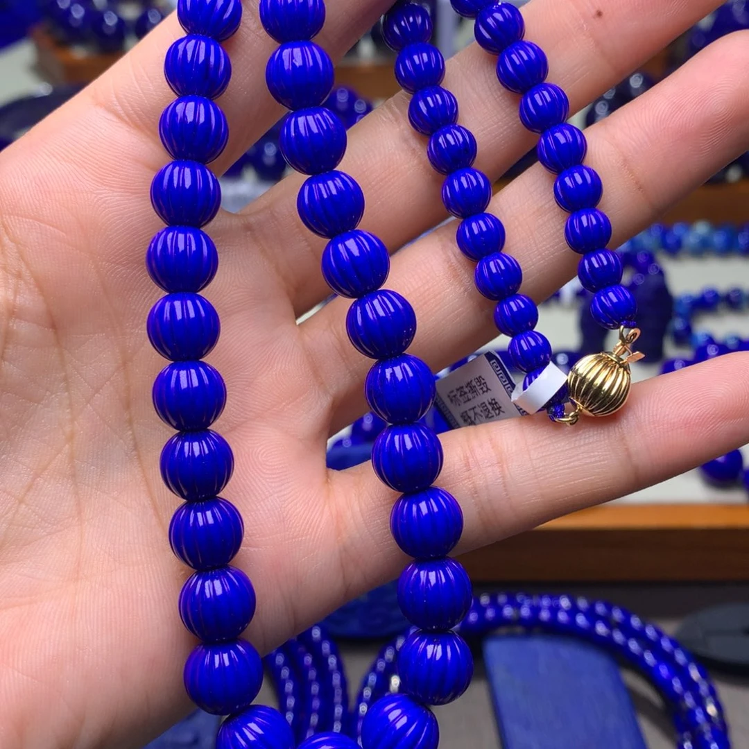 青金石项链未镶嵌