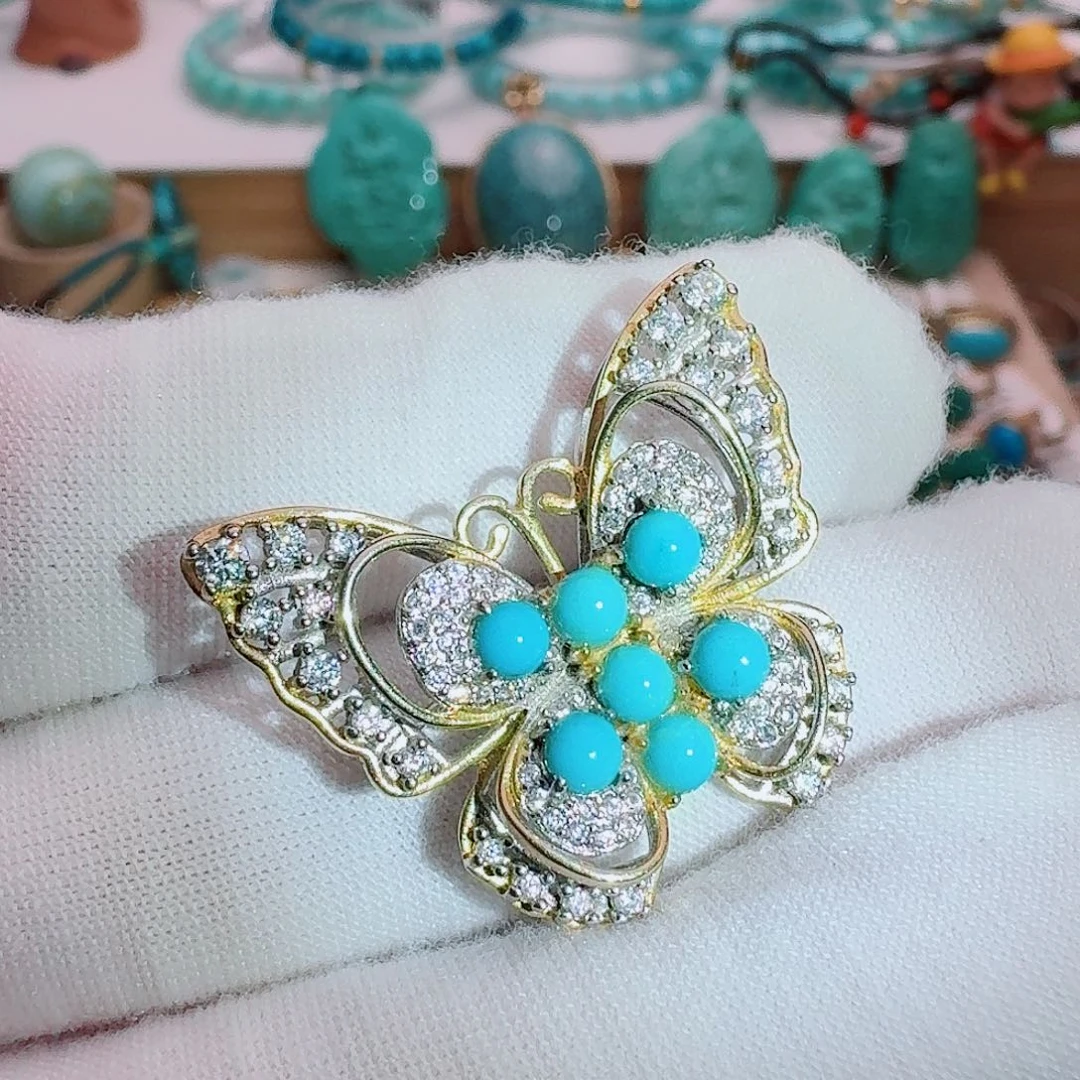 未镶嵌绿松石珠宝奇石