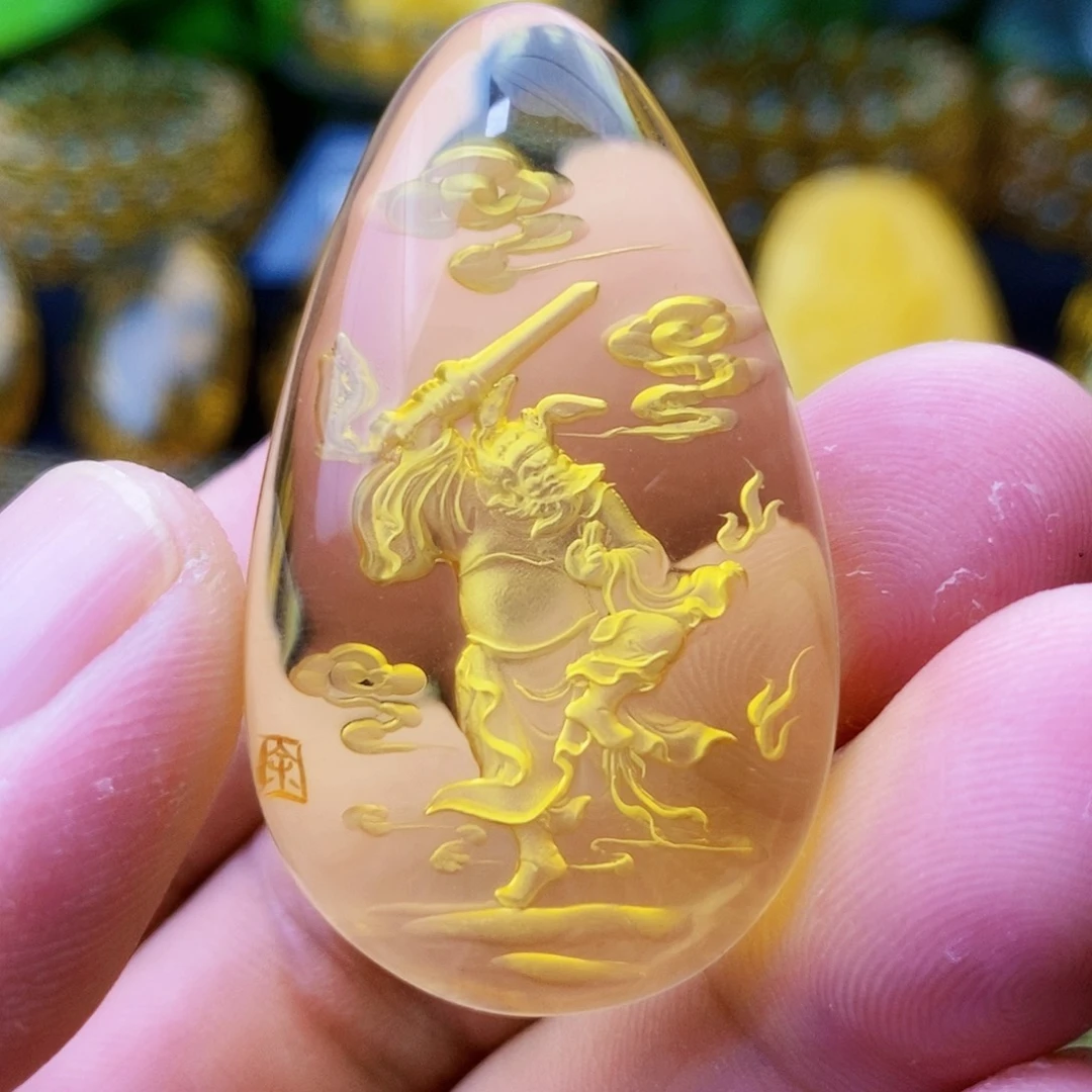 【闪购商品】金珀吊坠(不含链)未镶嵌