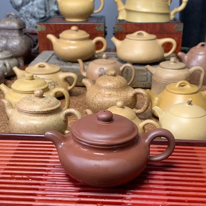 紫砂茶壶老清水仿古