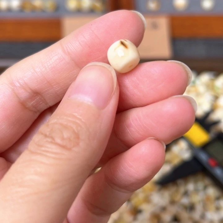蜜蜡未镶嵌裸石8.9mm一个