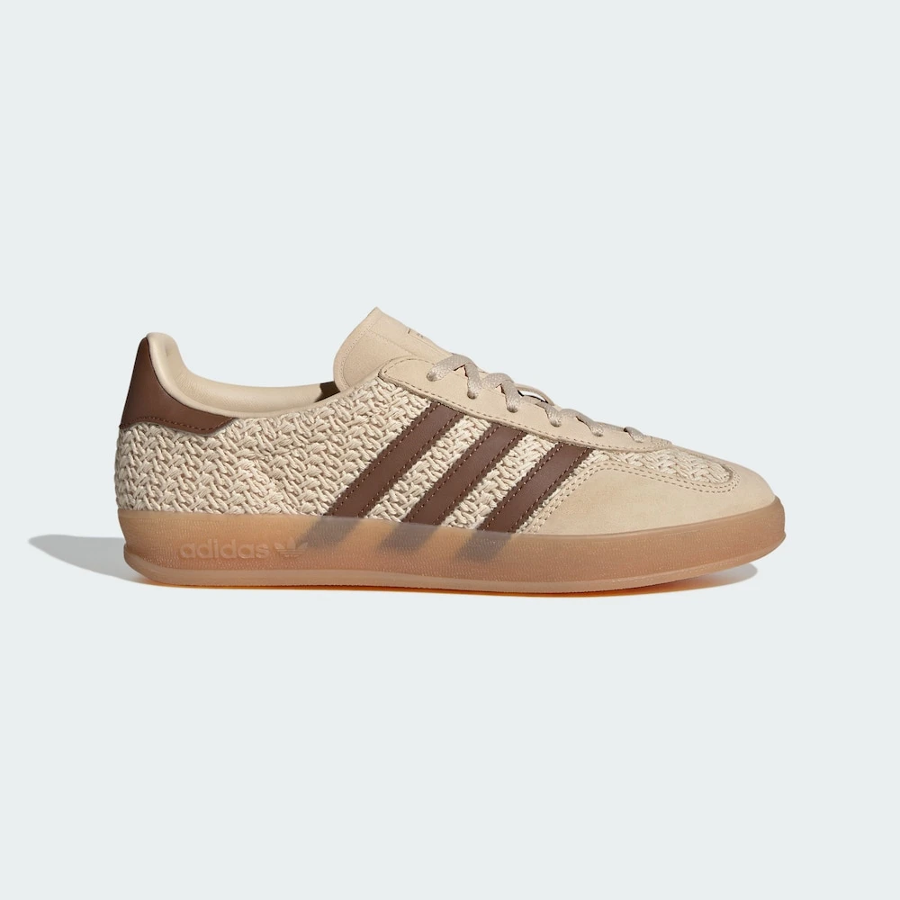 Adidas三叶草GAZELLEINDOOR经典运动编织板鞋德训鞋JS1418