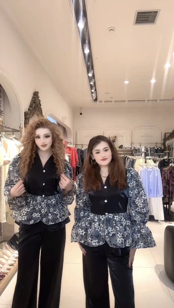 MADENYET新款泡泡袖套装