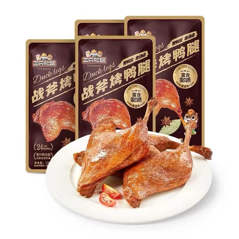 三只松鼠 战斧鸭腿 130g*5【2026/9/16到期】【超值购】