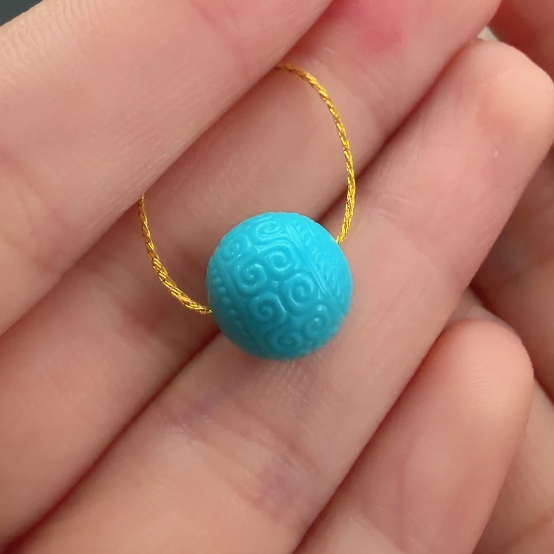 绿松石未镶嵌颈饰