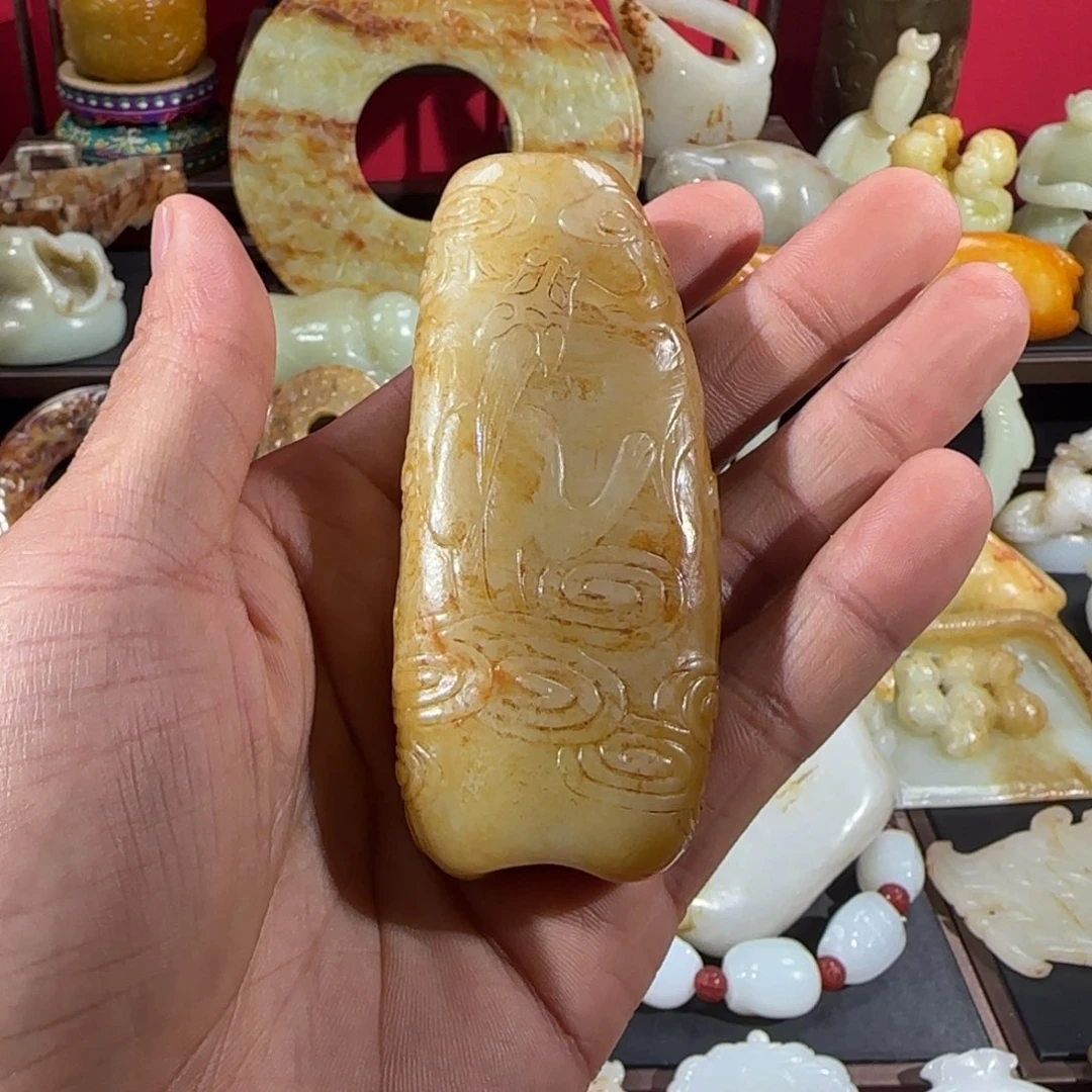 和田玉未镶嵌把件用****3