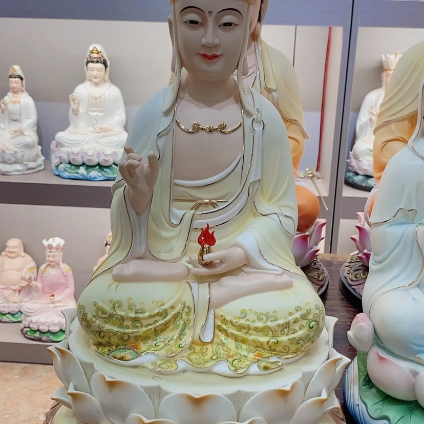 【闪购商品】瓷片德化陶瓷精品地藏16寸