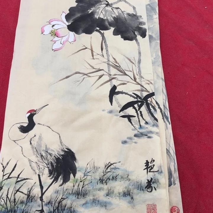 国画花鸟的翅膀和翅膀是一样