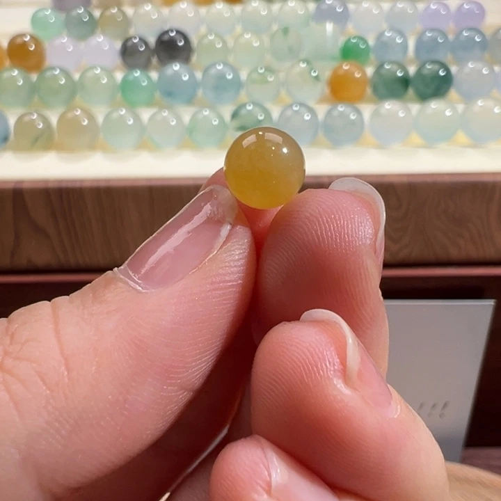 翡翠散珠天然缅甸翡翠A货7.3