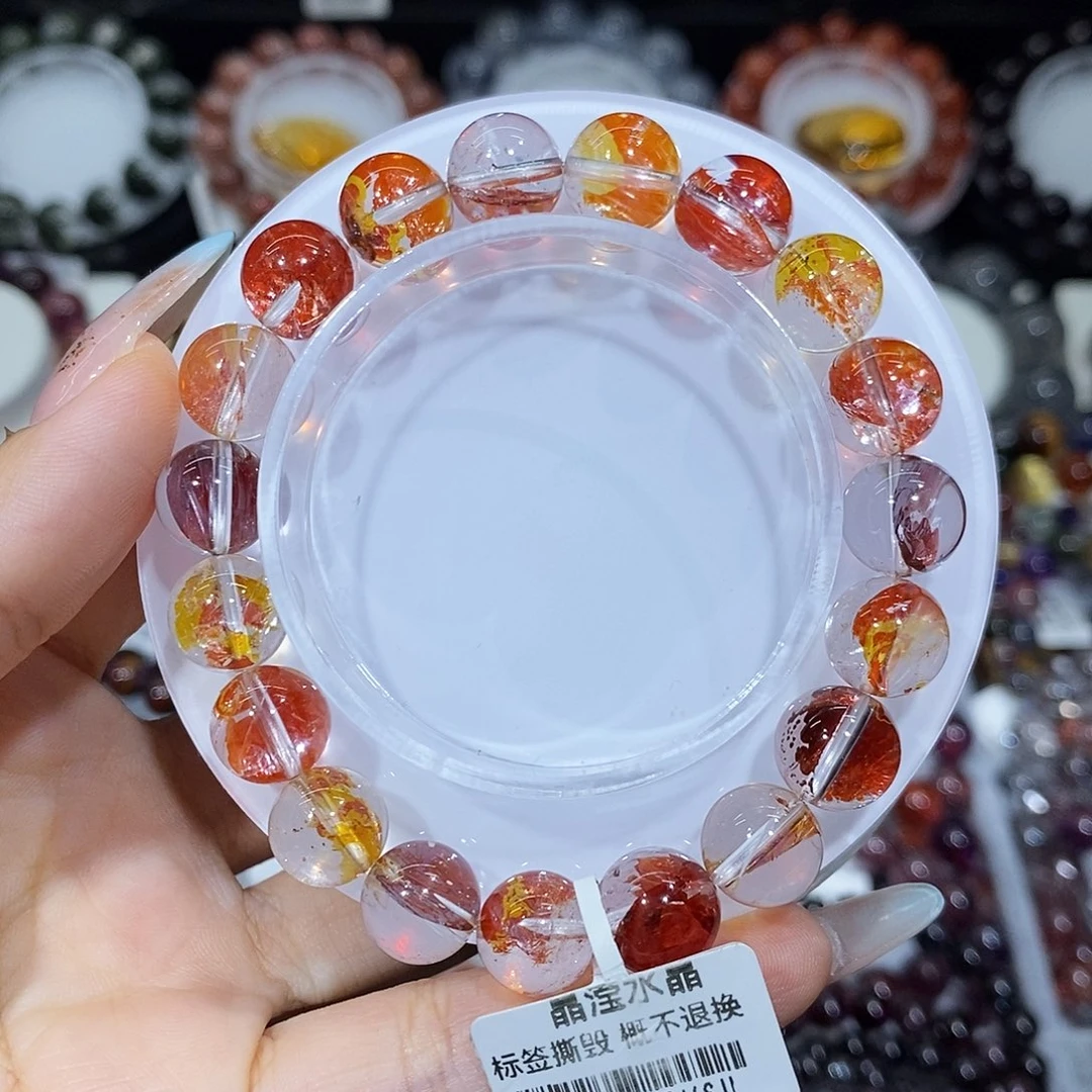 水晶手串未镶嵌锦鲤浇花10