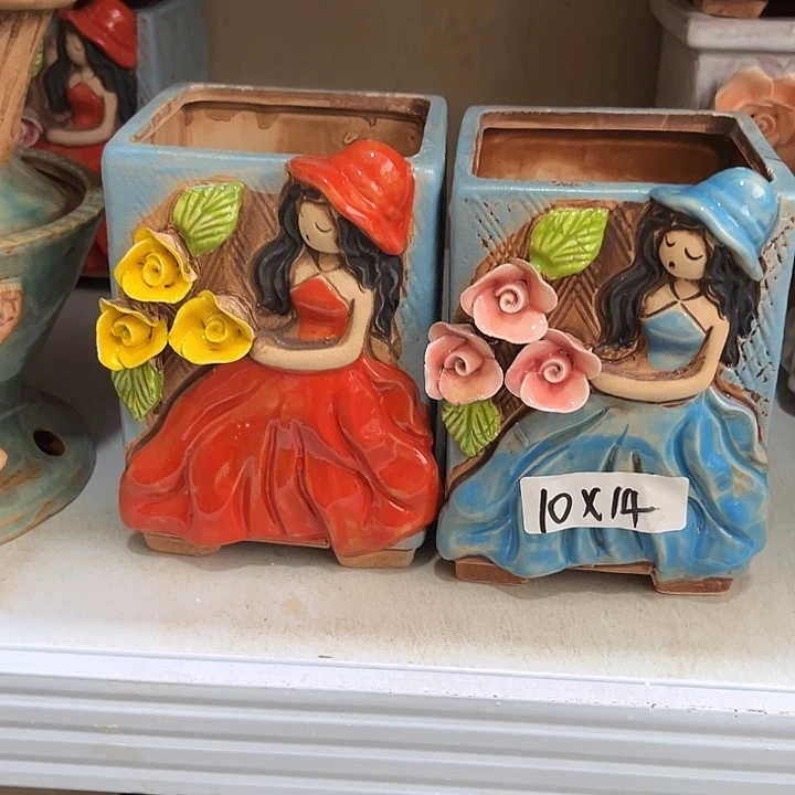 粗陶材质多肉花盆