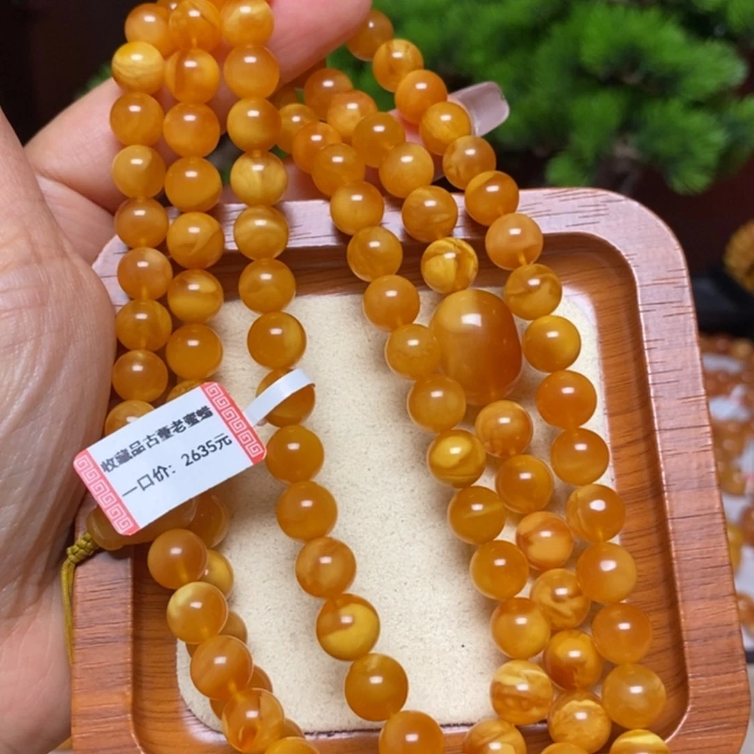 【闪购商品】蜜蜡颈饰未镶嵌手串