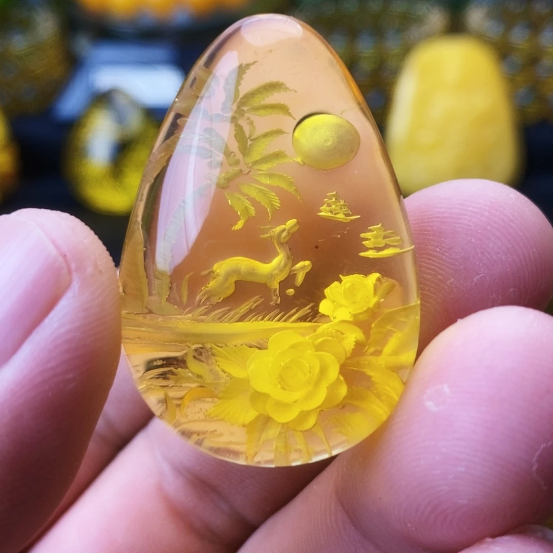 【闪购商品】未镶嵌颈饰金珀
