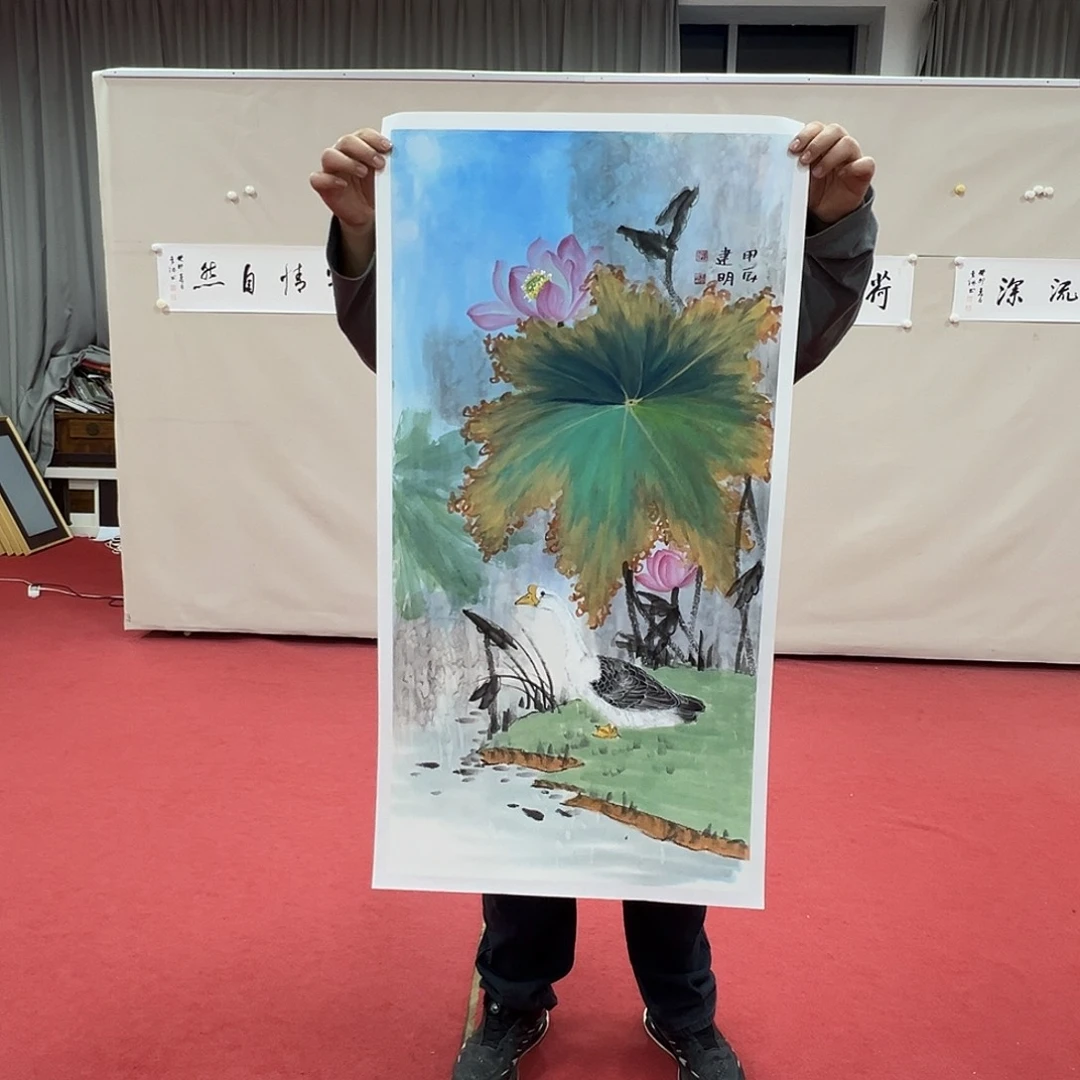国画童建明老师艺术精品