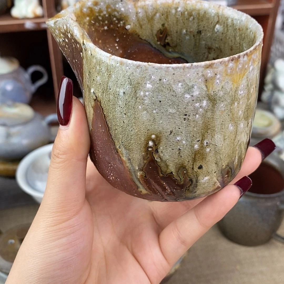 原矿陶泥公道杯～一起喝茶