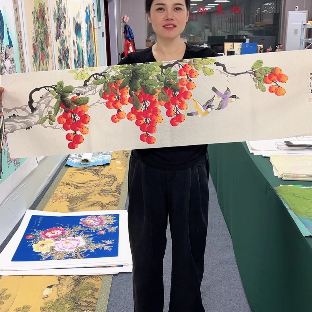国画宣纸国画纯手绘作品