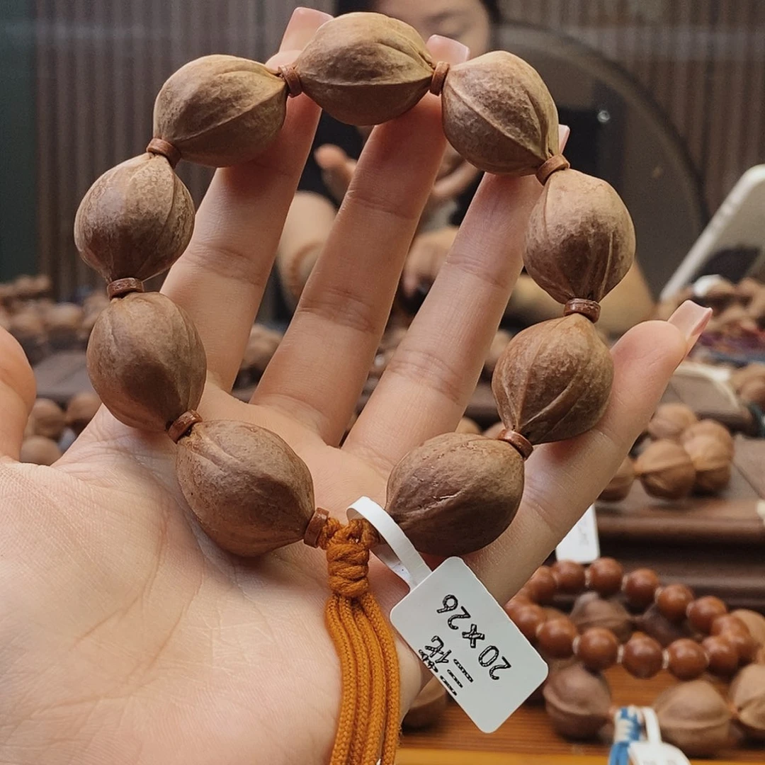 手串橄榄核依***西原生态正宗梅林铁核