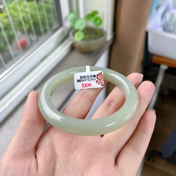 新疆且末料手镯天然玉石和田玉正装手镯多样性发货圈口50-62mm