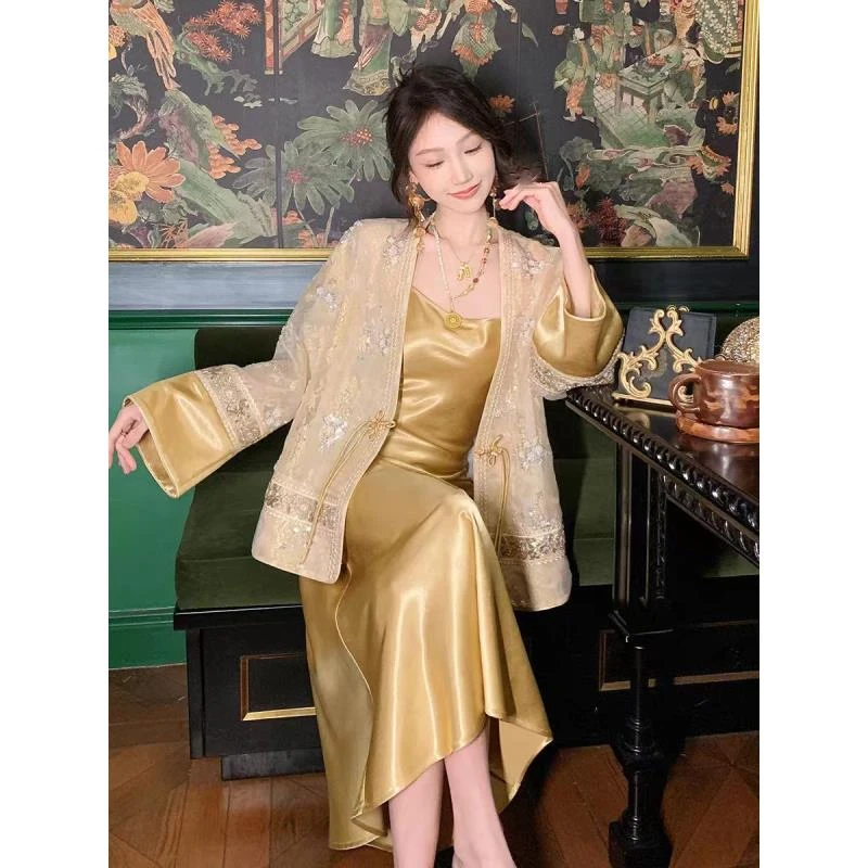 气质时尚吊带裙露背连衣裙女装连衣裙显瘦气质性感季春夏2511120