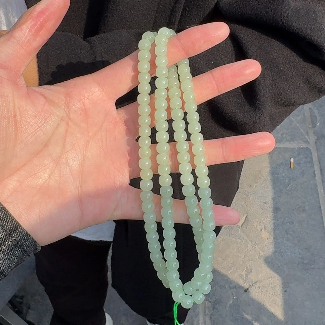 和田玉项链未镶嵌310顾哥卡7左右青海料