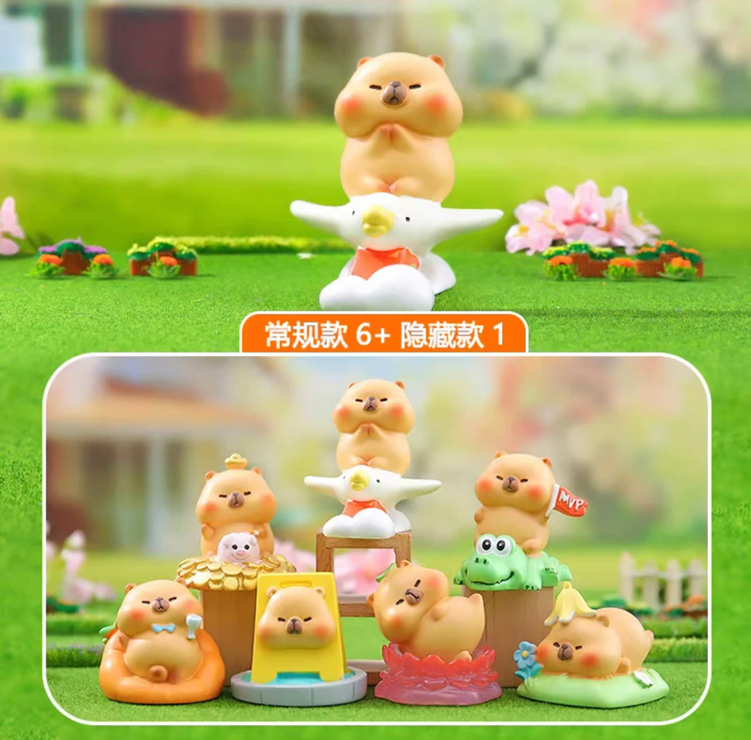 【主播代拆】豚心静气可爱盲盒摆件