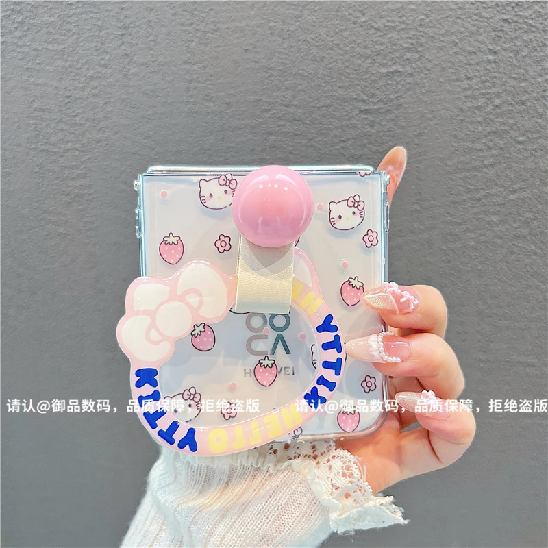 （华为novaflip系列）透明折叠壳适用华为novaflip手机壳防摔爆款潮