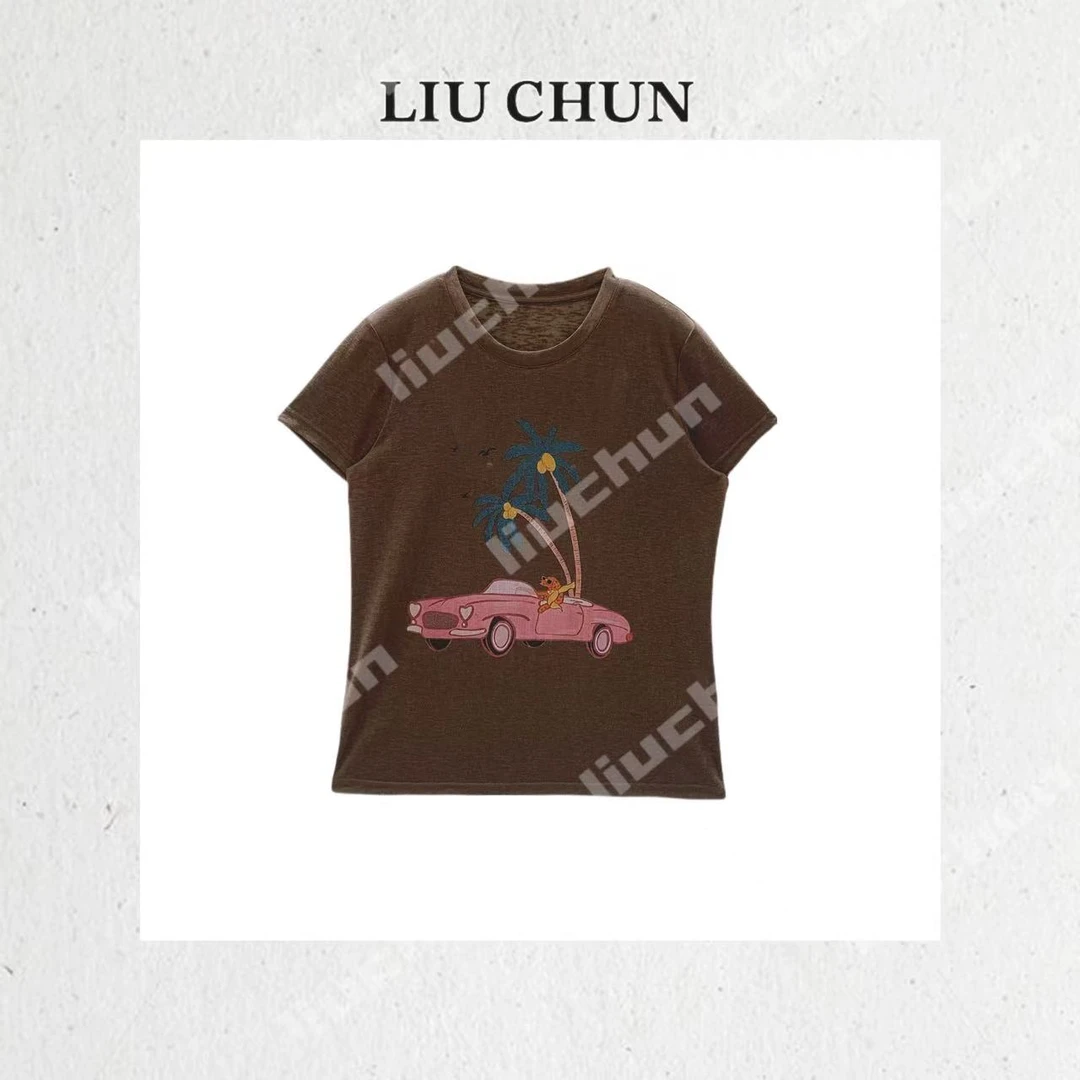 【椰树粉跑车】CHUN家夏款T恤