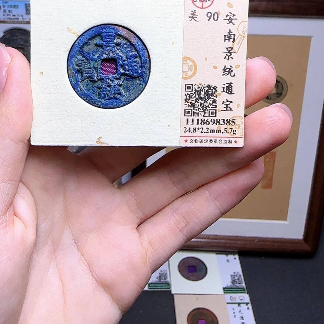 金属古泉收藏 安南景统通宝8385