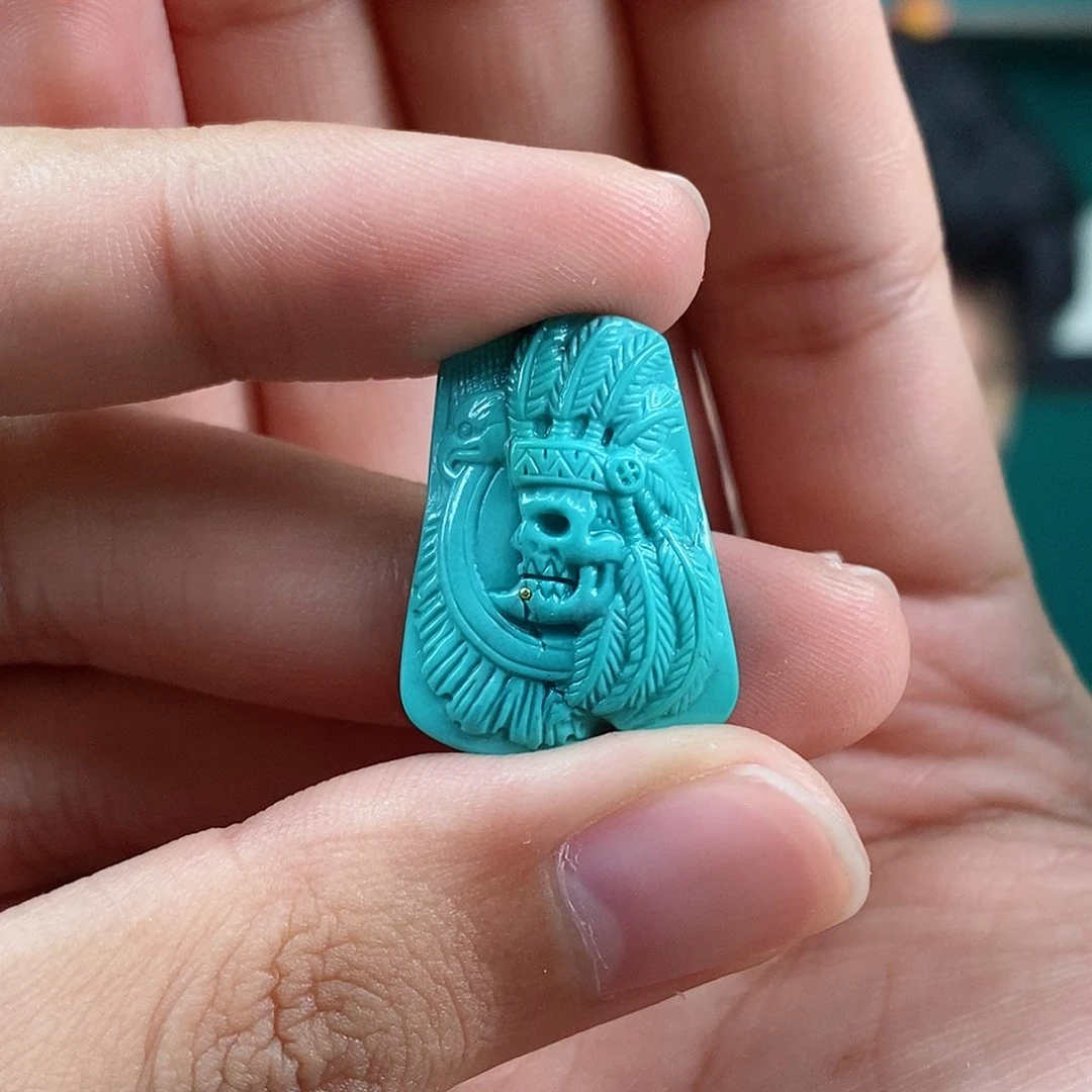 绿松石珠宝奇石未镶嵌