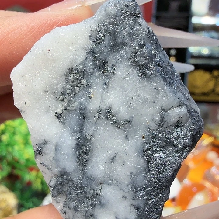 光43.5g聚金阁天然明金矿标