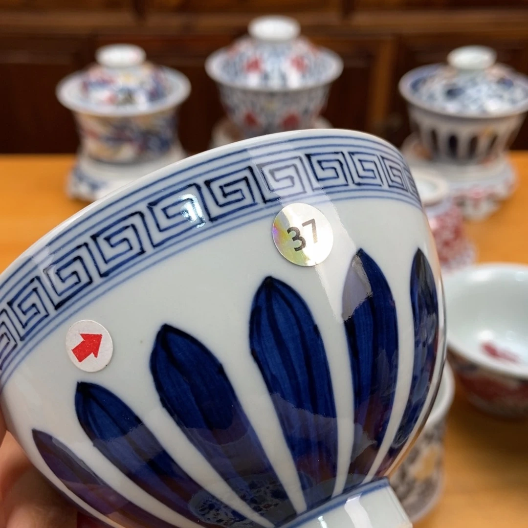 手绘现代茶具非古董